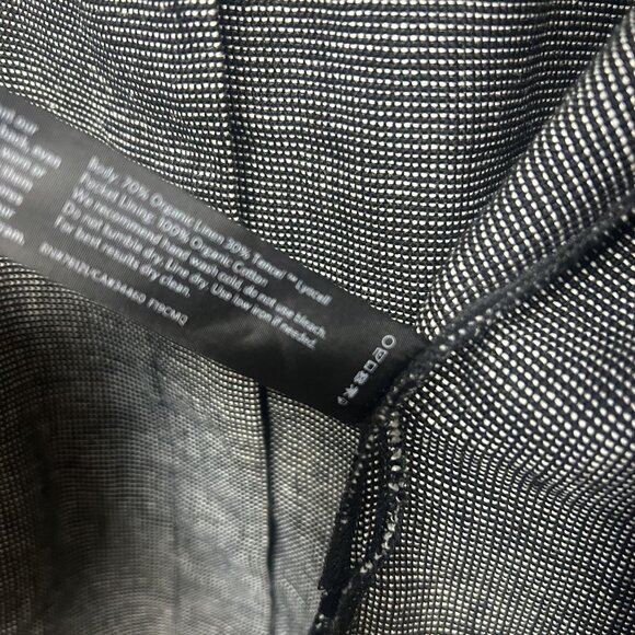 Eileen Fisher Oversized Gray Black Long Sleeve Open Front Jacket Size Large - Picture 4 of 7